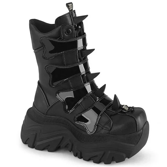 Demonia | Shoes | Demonia Echo 1 Black Platform Boots With